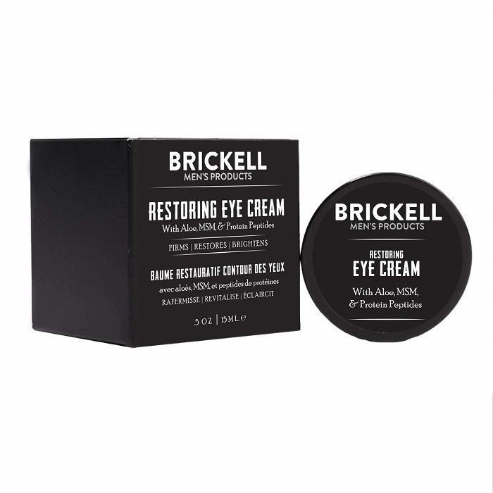 Kem chống lão hóa Brickell Men’s Revitalizing Anti-Aging Cream, chống nếp nhăn tự nhiên, 2ounce