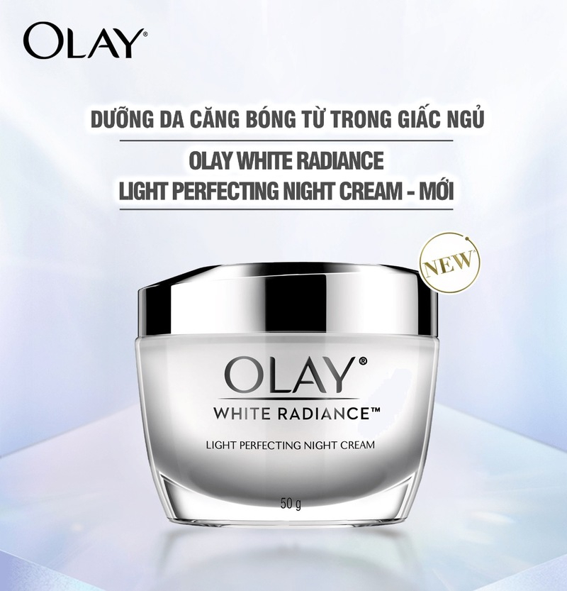Kem dưỡng trắng da ban đêm Olay White Radiance Light Perfecting Night Cream