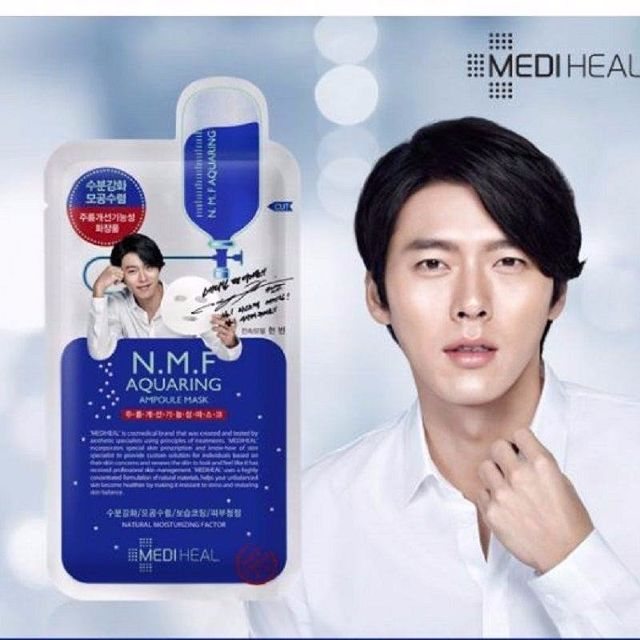 Mặt nạ Mediheal N.M.F Aquaring ampoule mask EX của Hàn Quốc chứa các dưỡng chất thẩm thấu và nuôi dưỡng từ sâu bên trong, làm cho da khỏe mạnh, săn chắc.