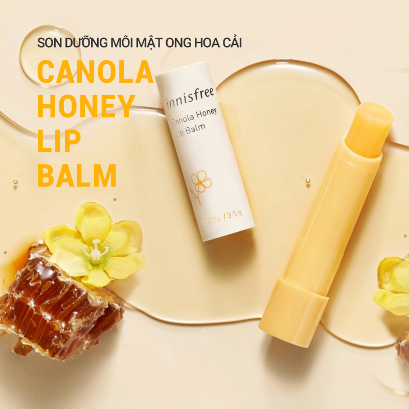 Son dưỡng môi innisfree Canola Honey Lip Balm 3.5g