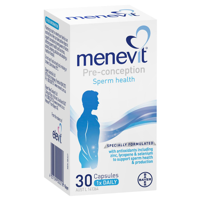 Viên uống Menevit Úc 90v cho nam giới