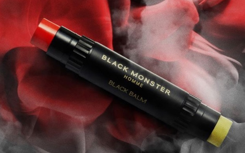 Black Monster - Son Dưỡng Môi Hai Đầu Cho Nam Black Balm For Men