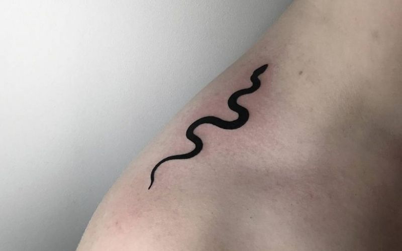 Hình xăm con rắn, biểu tượng cho sự lột xác và sinh tồn mạnh mẽ