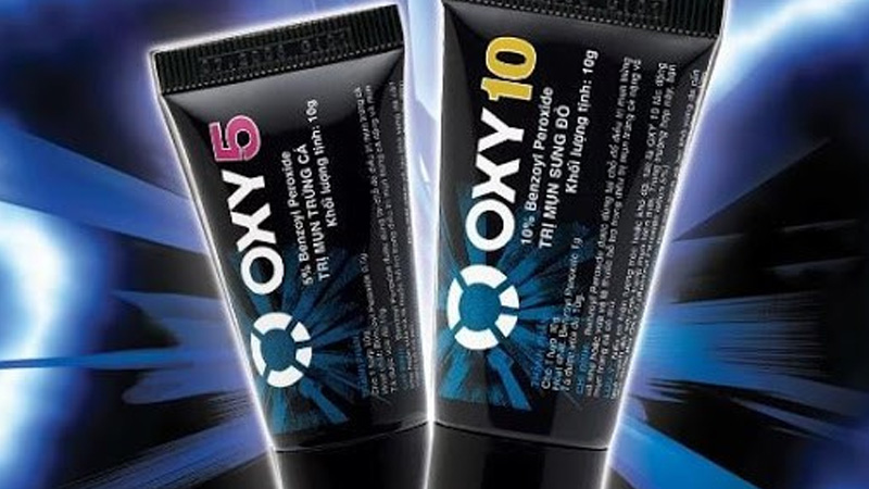 OXY 5 và OXY 10 giúp trị mụn hiệu quả