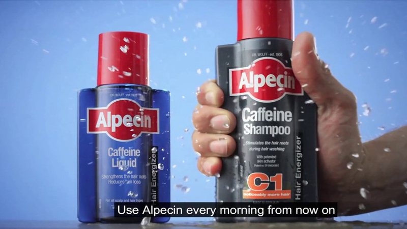 Dầu gội giúp tóc khỏe mạnh và chống rụng tóc cho nam Alpecin Caffeine C1