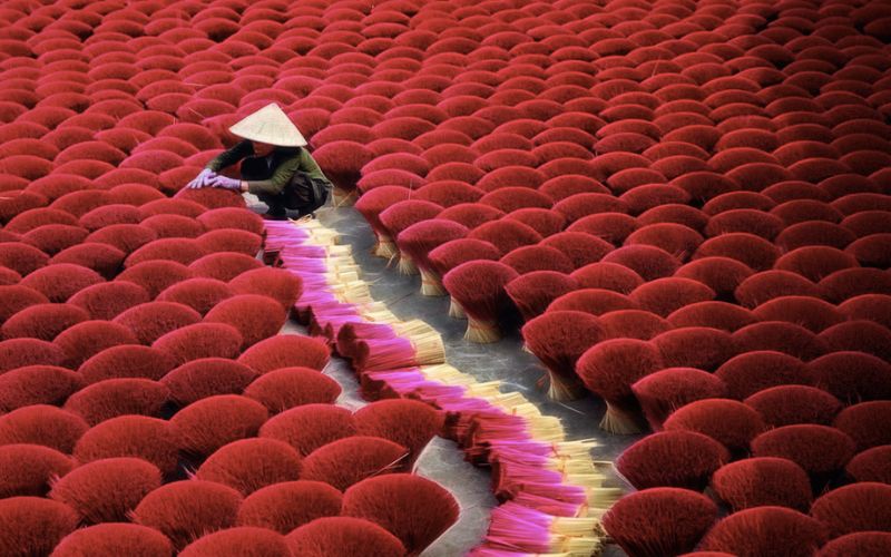 Làng hương Thủy Xuân là địa điểm du lịch nổi tiếng ở Huế