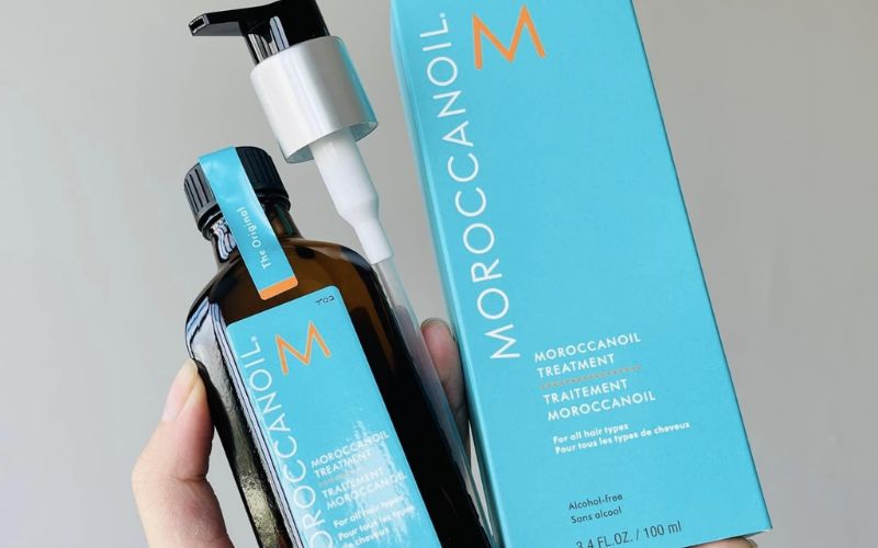 Về bao bì và thiết kế của dầu dưỡng tóc Moroccanoil Treatment