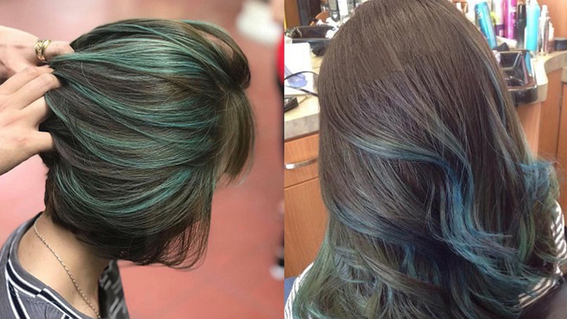 Cách giữ màu tóc nhuộm màu xanh rêu bạn nên biết